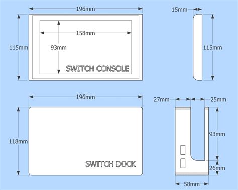 size of switch board